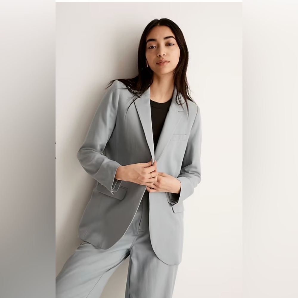 Madewell Larsen Blazer in Drapeweave — like new!